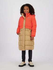 Стеганое пальто оранжевого/светло-коричневого цвета Vingino