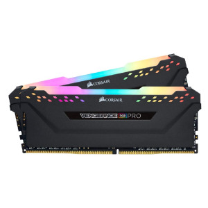 Оперативная память Corsair Vengeance RGB Pro, 16 Гб DDR4 (2х8), 3600 МГц, CL18, CMW16GX4M2D3600C18, черный