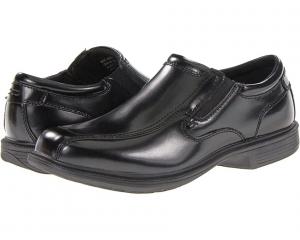 Лоферы Bleeker Street Bicycle Toe Slip-On with KORE Slip Resistant Walking Comfort Technology Nunn Bush, черный