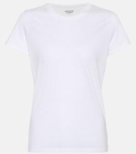 Хлопковая футболка VINCE, белый