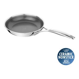 Сковорода ZWILLING, PEAK, 24 см, нержавеющая сталь, гибридное керамическое покрытие, сварная ручка