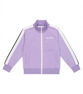 Спортивная куртка с логотипом Palm Angels Kids, Lilac White