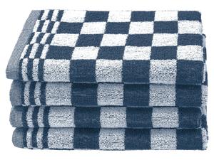 Чайные полотенца Zollner, 50x50 см, синий