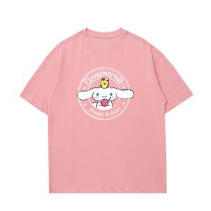 Футболка Unisex CINNAMOROLL Yugui Dog Sanrio, розовый