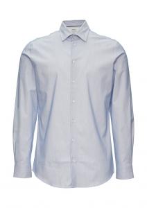 Деловая рубашка s.Oliver BLACK LABEL Regular fit Business Shirt, синий