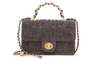 ELLE Тканевая маленькая квадратная сумка Handbag Regular Women's Blue/Black