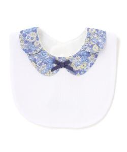 Нагрудник Liberty (Leontyne Dream) с принтом Tana Lawn Petal и лентой на воротнике