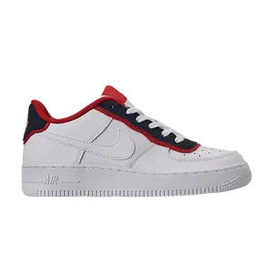 Кроссовки Nike Air Force 1 Low LV8 DBL GS 'Red Obsidian', белый