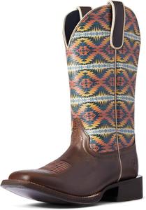Женские вестерн-сапоги ARIAT Pendleton Circuit Savanna, Crackled Cafe