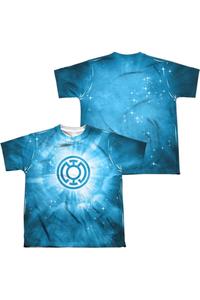 Футболка Green Lantern Blue Energy с коротким рукавом для детей Gildan