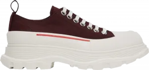 Кроссовки Alexander McQueen Tread Slick Lace Up Choco, красный