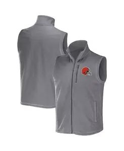 Мужская коллекция NFL x Darius Rucker от Gray Cleveland Browns Polar Fleece Full-Zip жилет Fanatics