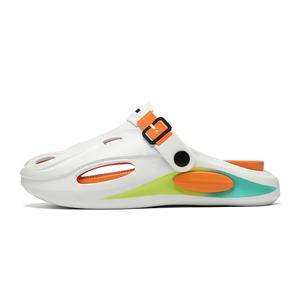 NANJIREN Клоги мужские бело-оранжевые, цвет White Orange