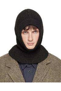 Lemaire Коричневая балаклава с капюшоном