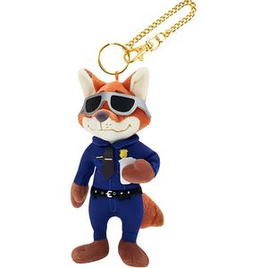 Zootopia серия Nick полицейская форма игрушка брелок кукла плюшевый кулон 16,5 см высота Shanghai Disney