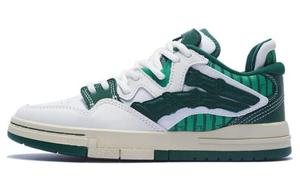 Кроссовки для скейтбординга Wave Pro женские, низкие, белые/зеленые Lining