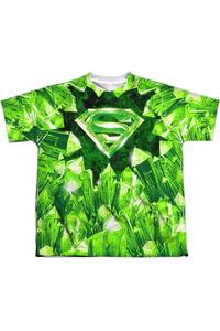 Футболка с коротким рукавом для детей "Щит Супермена из криптонита" Gildan, белый