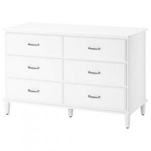 Комод Ikea Tyssedal 6 ящиков, 127x81 см, белый