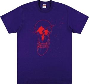 Футболка Supreme Ralph Steadman Skull Tee 'Purple', фиолетовый