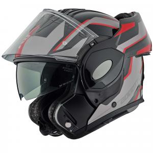Шлем Bogotto fs-x600 vyda, Black Matt/Grey/Red