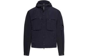 C.P.Company Хромированная худи с капюшоном для мужчин черная, Black