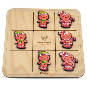Пряники | Крестики-нолики | Игра-головоломка «Крестики-нолики» Wood You Do