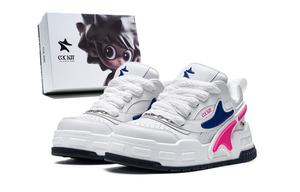 COCKTT Низкие женские скейтерские кроссовки черно-белые, цвет Black White