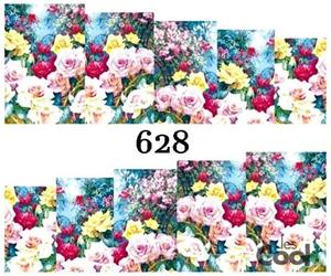 Водные наклейки для ногтей - №628, Raisin