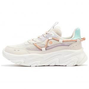 Женские кроссовки Lifestyle с низким верхом, овсяные, молочные/светло-целлюлозные, фиолетовый 361°