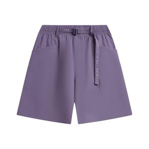 Шорты женские Casual из фитнес-серии Li-Ning, темно-crystal фиолетовый