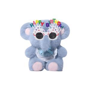 Милый плюшевый зверек котенок, ягненок, обезьянка, щенок, коала, слон, панда Handsome