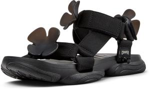 CAMPER Сандалии на ремешках 'Karst' в черном цвете