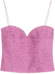 Топ с принтом Valentino Garavani, розовый