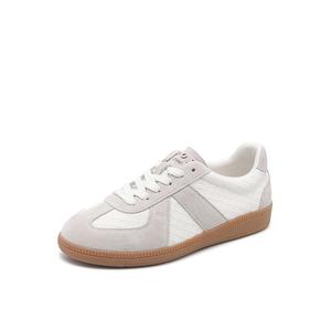 Низкие женские кроссовки для скейтбординга цвета экрю JOSINY, Ecru (Genuine Leather Insoles)