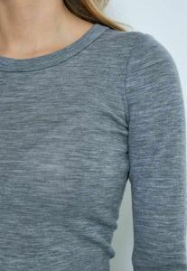 Топ с длинными рукавами CALLY Minus, светло-серый