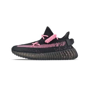 Adidas Originals Низкие повседневные кроссовки Yeezy Boost 350 V2 унисекс, черно-розовые