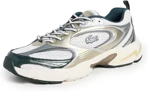 Мужские кроссовки Lacoste Storm 96, белый/зеленый/темно-зеленый/светло-белый