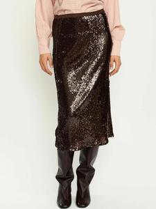 Юбка Soft Rebels Maddison, темно-коричневый