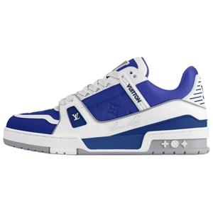 Кроссовки низкие для скейтбординга мужские синие LOUIS VUITTON