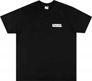 Футболка Supreme Spiral Tee 'Black', черный