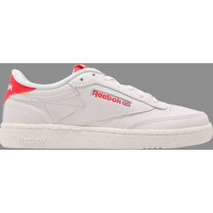 Кроссовки club c 85 mu 'chalk radiant red' Reebok, белый