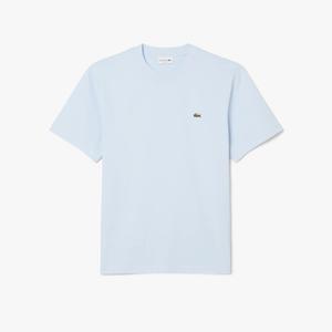 Футболка Lacoste Logo-Patch Cotton, светло-голубой