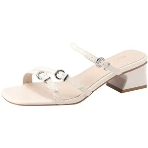 Mulinsen Женские противоскользящие тапочки устойчивые к истиранию бежевые, цвет Beige