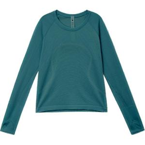 Свифтли Тек реглан футболка женская Lululemon, зеленый