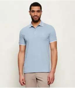 Поло Passertip slim fit Boss Orange, небесно-голубой