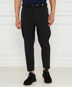 Брюки чинос t_zem Slim fit Boss Green, черный