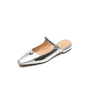 Мюли женские с закрытым носком женские Yeezyy Reezy, золотой