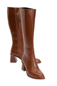 Высокие сапоги Paradis на блочном каблуке (женские) Prologue Shoes, Cognac faux leather