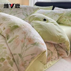 Yalu Комплект постельного белья 1,8 м, 4 предмета: пододеяльник 200x230 см