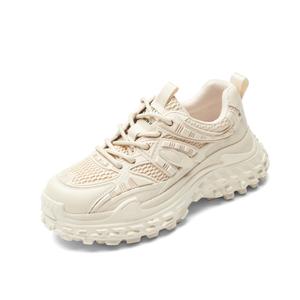 Кроссовки женские толстые низкие Pt'Son, черный